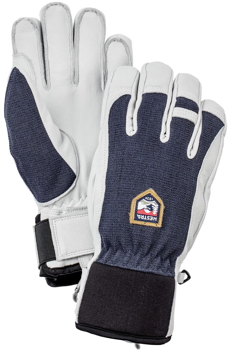 HESTRA Army Leather Patrol Handschuhe, marin, M
