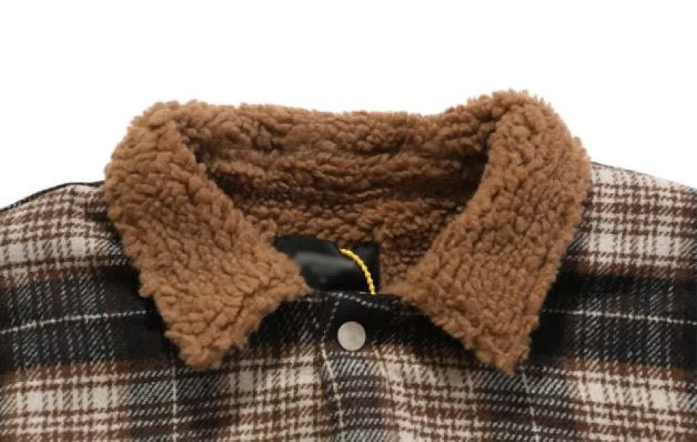HGJH Freizeithemden Für Herren, Herren Langarm Flanellhemd Thermohemd Gitter Grün Hemd Button-Down Baumwolle Holzfäller Bequem Karierte Hemdjacke Lässiges Arbeitshemd Für Herren Jungen