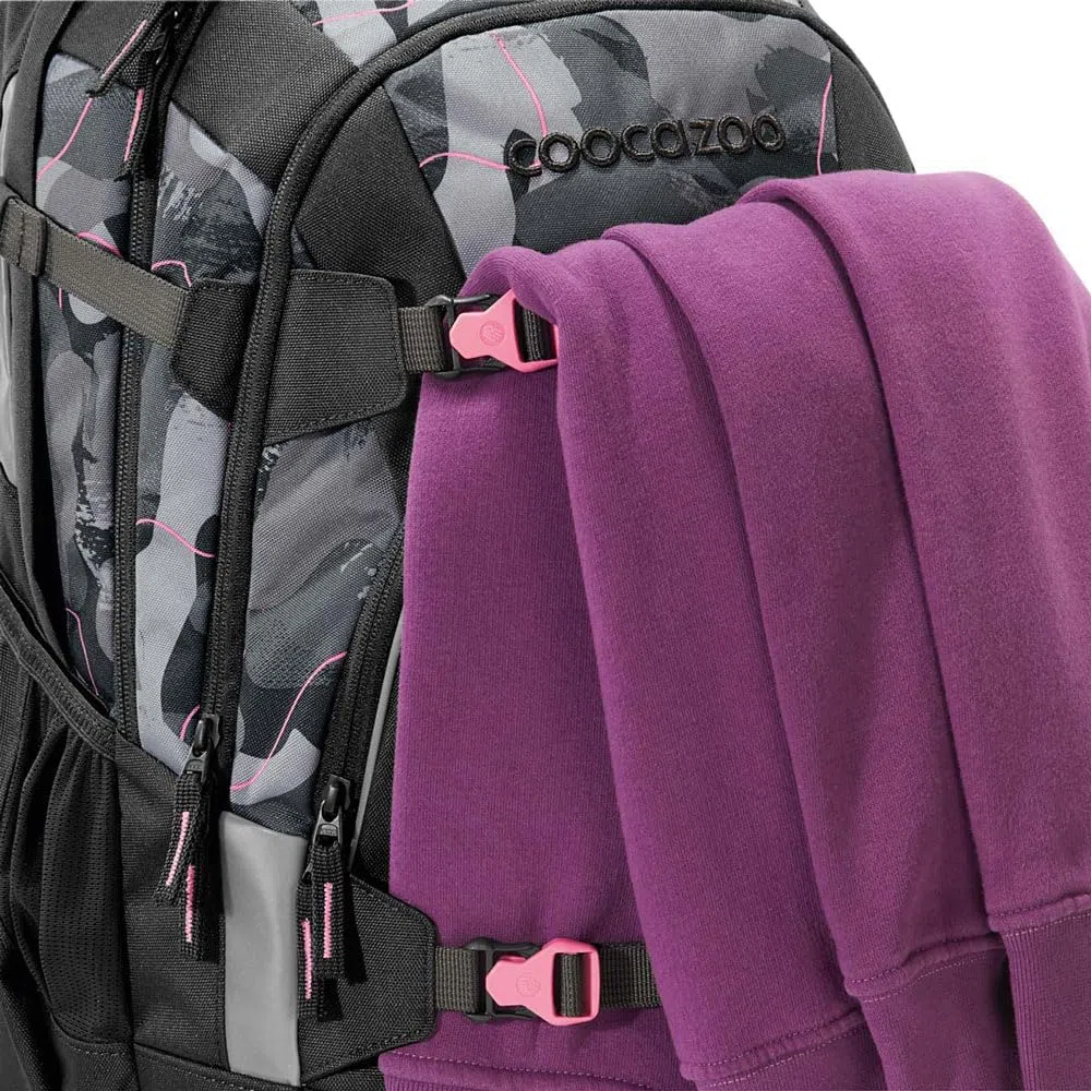 coocazoo MATE Schulrucksack-Set 2tlg inkl. Schlamperbox (Bubble Brush)