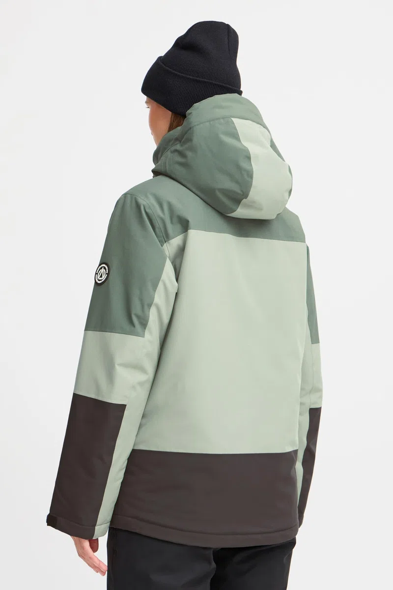 NBMona W Ski Jacket Damen Skijacke, 40, Balsam Green (3058)