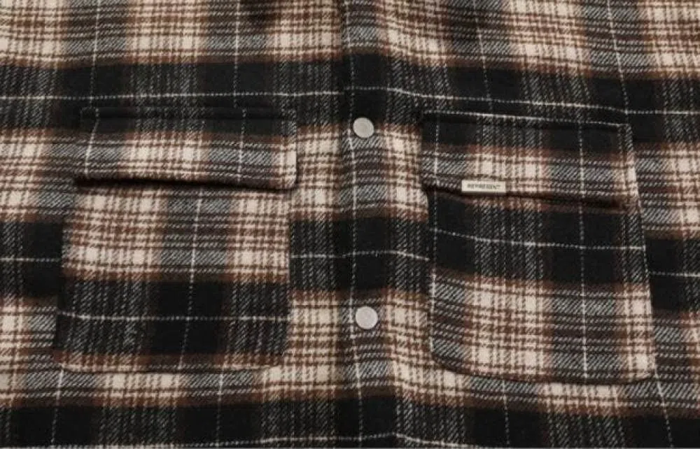 HGJH Freizeithemden Für Herren, Herren Langarm Flanellhemd Thermohemd Gitter Grün Hemd Button-Down Baumwolle Holzfäller Bequem Karierte Hemdjacke Lässiges Arbeitshemd Für Herren Jungen
