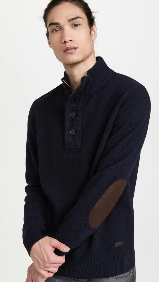 Barbour Pullover Wolle Grün Dunkelblau - Herren - Bekleidung - Mode