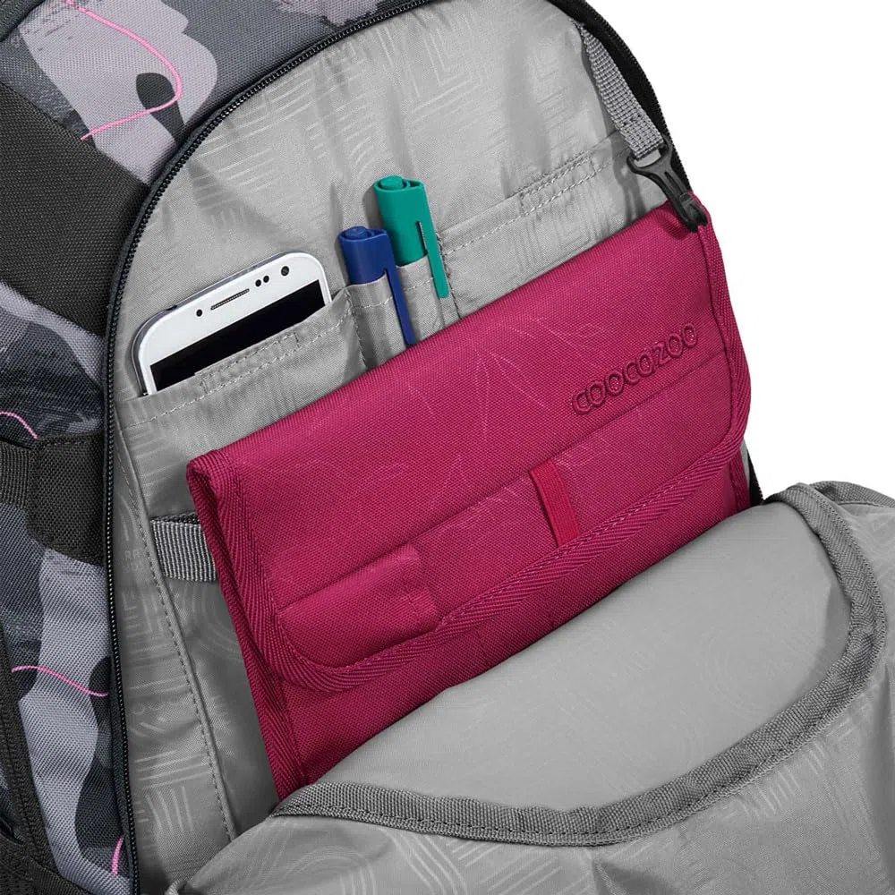 coocazoo MATE Schulrucksack-Set 2tlg inkl. Schlamperbox (Bubble Brush)