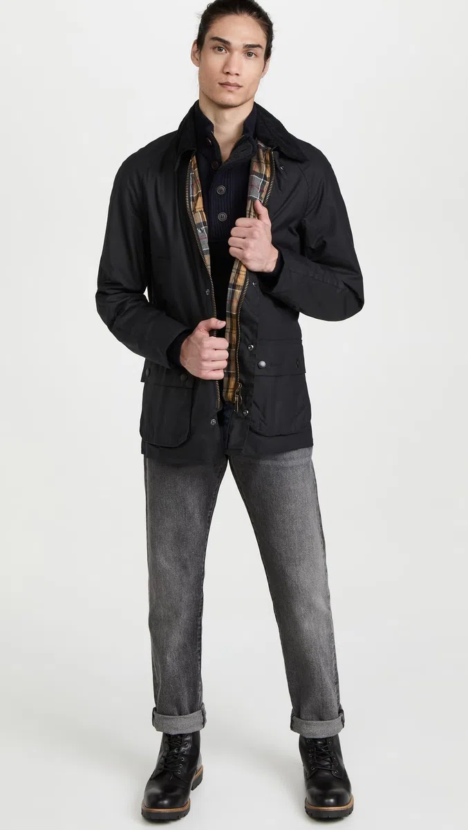 Barbour Pullover Wolle Grün Dunkelblau - Herren - Bekleidung - Mode