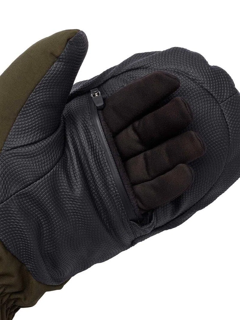 Chevalier Adventure Fill200 Pullover Mittens,Extra warme Jagdhandschuhe mit herausnehmbaren Innenhandschuhen, Winddicht & Primaloft isoliert, Reißverschluss für Abzug-Finger, Verstellbare Bündchen