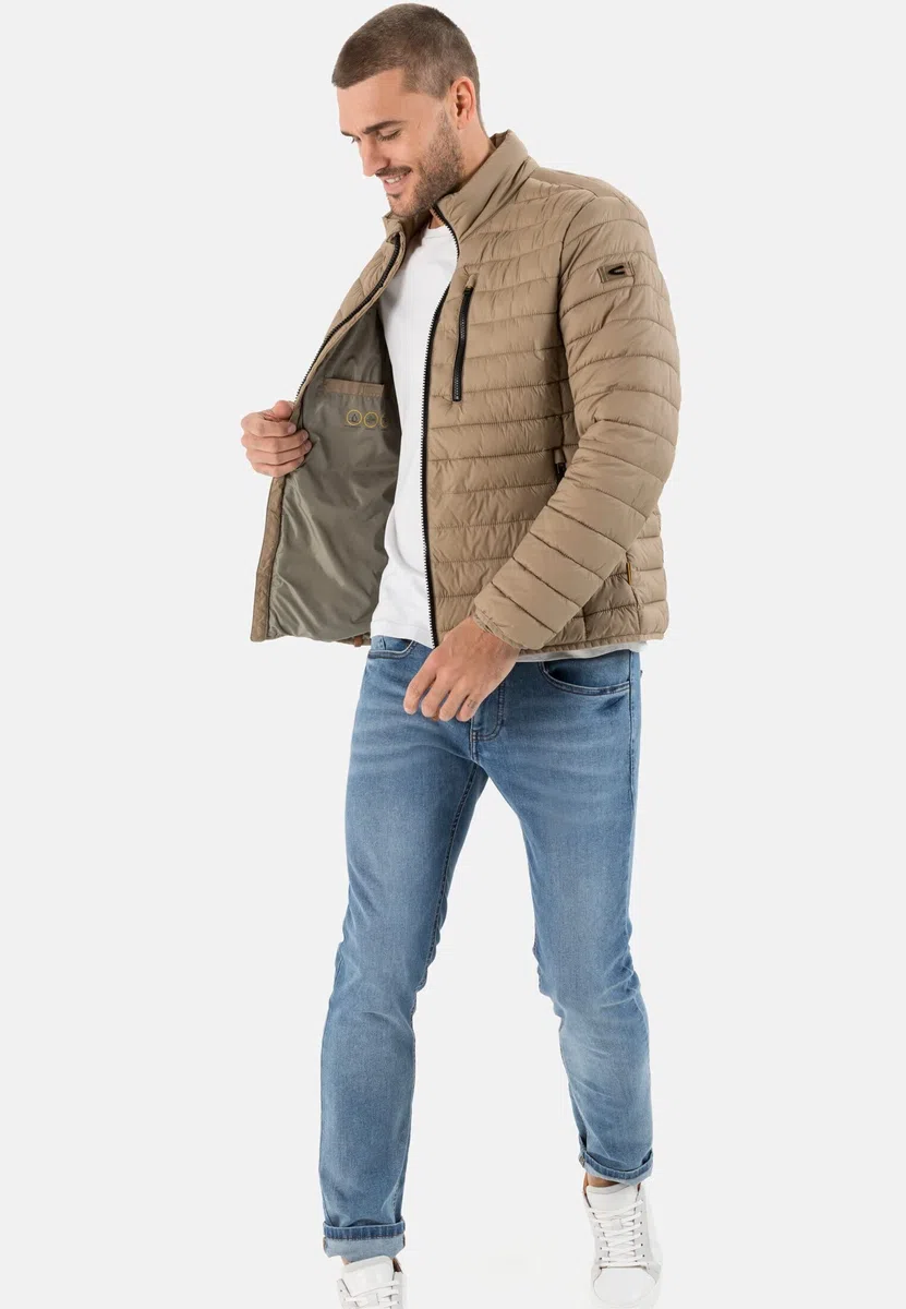 camel active Herren Leichte Steppjacke ohne Kapuze