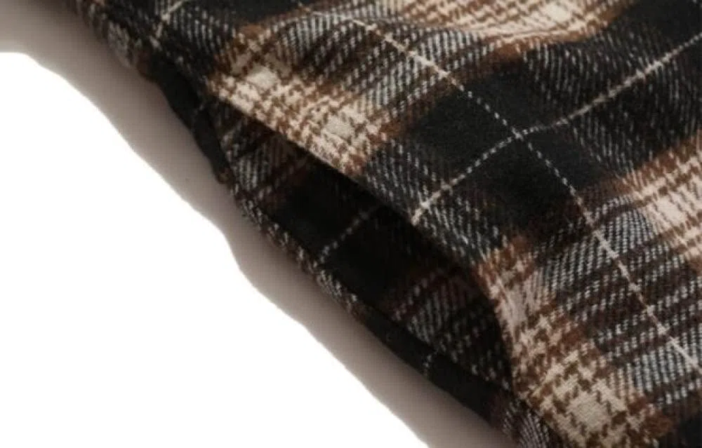 HGJH Freizeithemden Für Herren, Herren Langarm Flanellhemd Thermohemd Gitter Grün Hemd Button-Down Baumwolle Holzfäller Bequem Karierte Hemdjacke Lässiges Arbeitshemd Für Herren Jungen