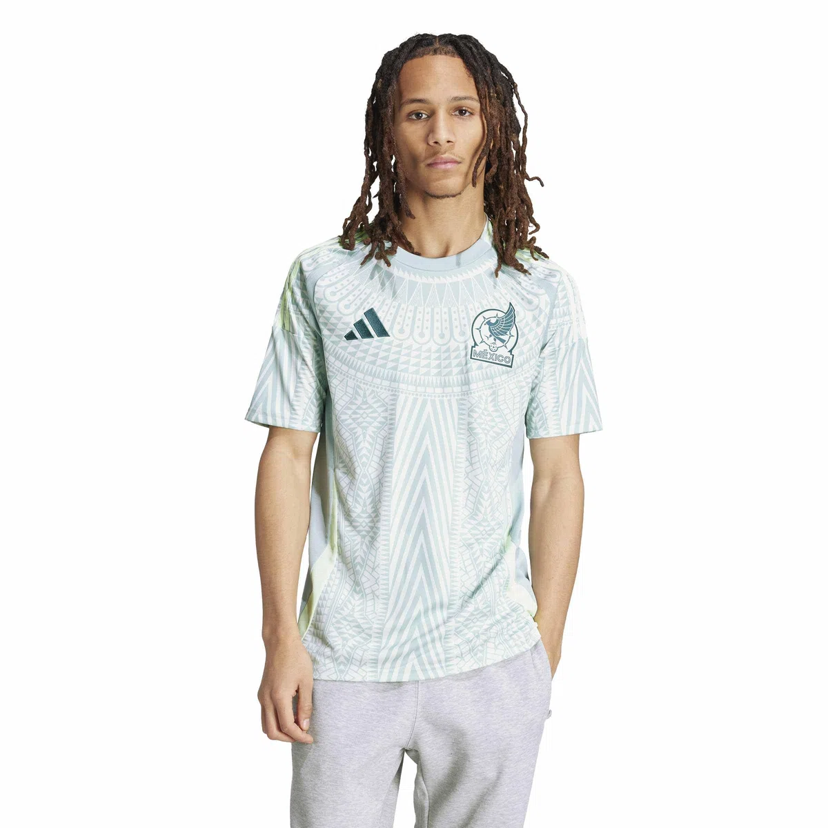 adidas Herren Mexico 24 Away Jersey Mexico 24 Auswärtstrikot (1er Pack)