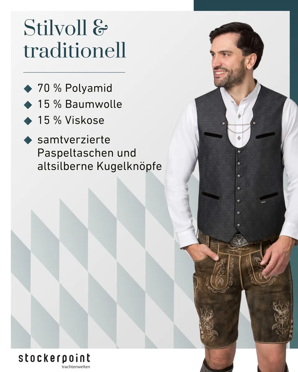 Stockerpoint Trachtenweste Enio