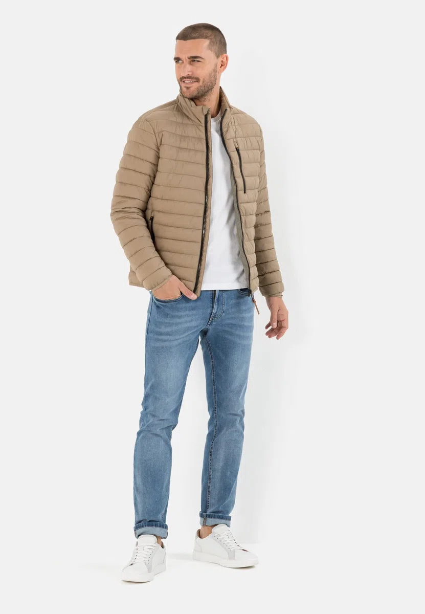 camel active Herren Leichte Steppjacke ohne Kapuze